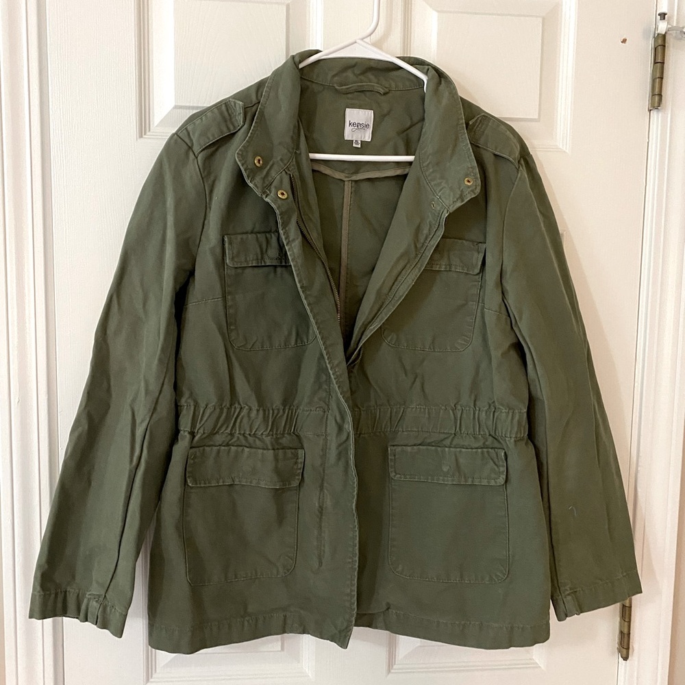 Olive Green Utility Jacket